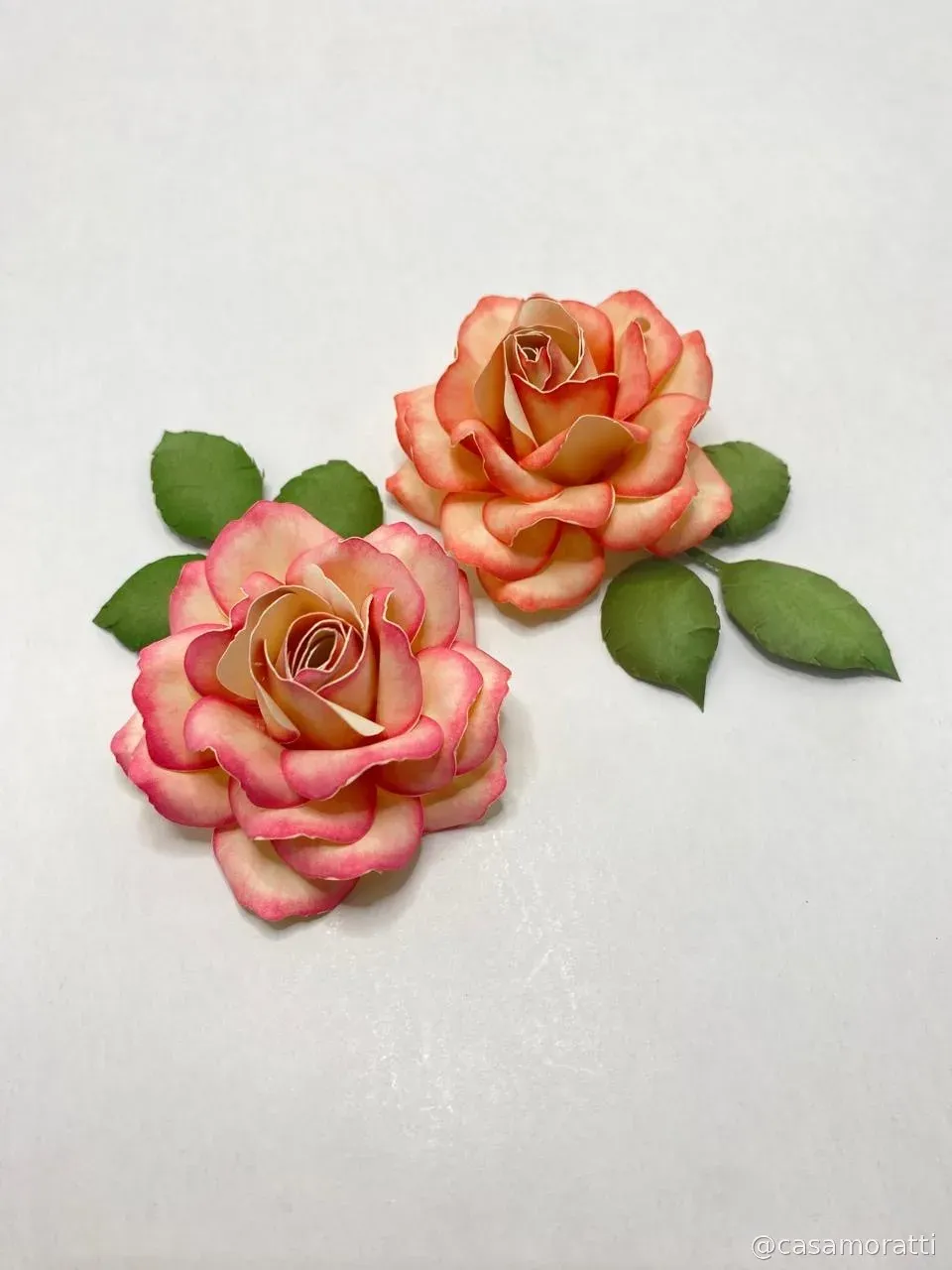 Flores de papel no Instagram da Casa Moratti